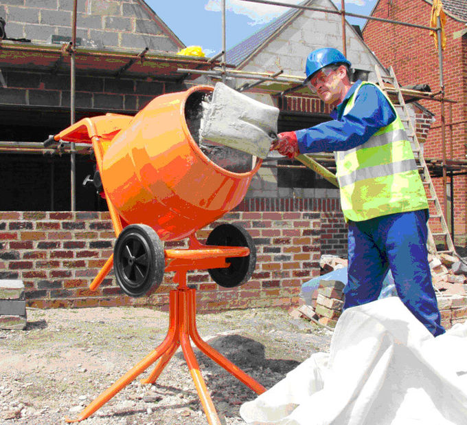 9.8KGS Lightweight Hand Held Cement Mixer With Corrison Resistance Body