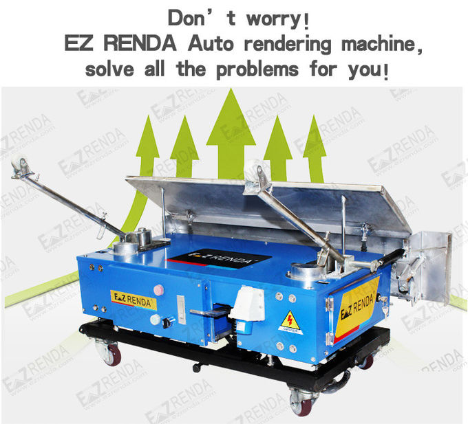 Stainless Steel Material Automatic Wall Plastering Machine For House Building